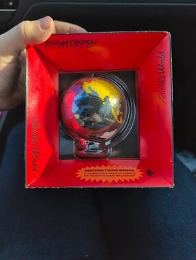 Vintage Rubic's World Colorful Globe Puzzle in Red Box Ideal